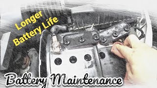 How To Check Battery Water Level amp Refill [upl. by Llewen]