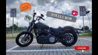 Softail Street Bob primeiras impressões [upl. by Prudie]