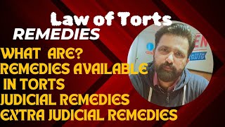 REMEDIES AVAILABLE IN LAW OF TORTS [upl. by Nehte]