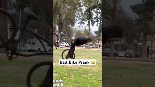 Bait Bike Prank 😂 Pranks JoeySalads ViralVideos [upl. by Dde573]