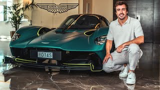 Fernando Alonso Received His Aston Martin Valkyrie Hypercar [upl. by Ursula595]