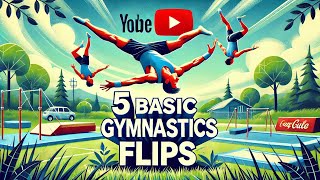 Learn 5 Gymnastics Flips in One Day  Kickstart your gymnastics journey today [upl. by Schaffel860]