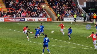 Jacob Mendys goal Wrexham AFC vs Wealdstone  Feat Will ferrell [upl. by Abey832]