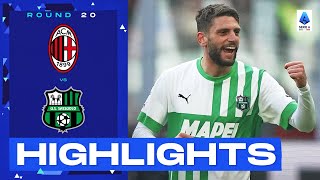 MilanSassuolo 25  Sassuolo cause carnage at San Siro Goals amp Highlights  Serie A 2223 [upl. by Reta932]