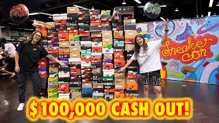 100000 CASH OUT AT SNEAKERCON LA MOST WE HAVE EVER SPENT [upl. by Naldo]