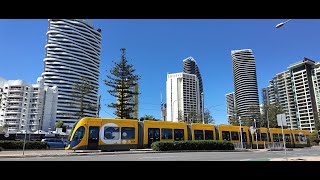 Light Rail in Broadbeach [upl. by Knut799]