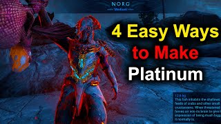 Warframe 4 Simple Ways to Make Platinum [upl. by Bili180]