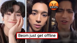 Beomhan live goes viral after he yells at commenter amp apologizes for inappropriate comments kpop [upl. by Eizeerb930]