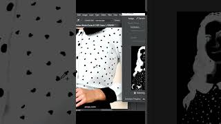 Remove texture on clothes easily with photoshop shorts [upl. by Leighton]