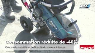 Première Découpeuse thermique à moteur 4 Temps MM4  Makita EK7651H [upl. by Plunkett]