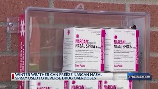 Nasal spray used to reverse overdoses can freeze in winter weather [upl. by Tobin]