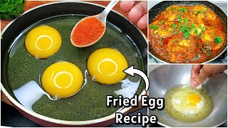 5 Minutes Egg Recipe  Masala Fried Egg Recipe  New Recipe  Dinner Recipes  Anda Recipe [upl. by Ahsirtap980]