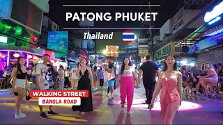 Patong  Bangla Road Phuket 4K Thailand 🇹🇭 Пхукет  Walking Street  Red Light District [upl. by Gebhardt]