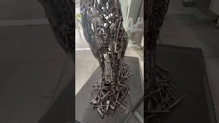 Sculpture built out of confiscated narco guns guns firearms pistols survival [upl. by Maximilien]