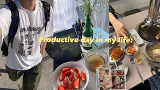 Productive day in my life 🍜 last video of 2023  aesthetic vlog [upl. by Naharba]