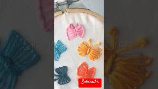 Hand Embroidery😲shorts ytshorts handembroidey needlework hand kadhai [upl. by Martsen]