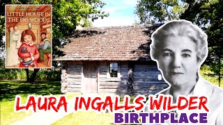 Inside LAURA INGALLS Birthplace Cabin  Little House on The Prairie  PEPIN WI [upl. by Willms]