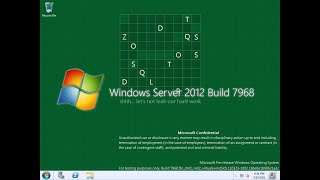 Taking a look at Windows Server 2012 Build 7968 [upl. by Haneekas]