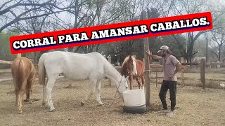 Cómo hacer un corral para domar caballos [upl. by Darill]