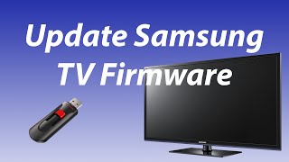 How To Upgrade Software Version on a Samsung TV NonSmartTV [upl. by Alves658]