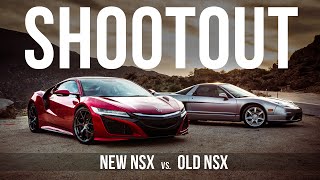 Old NSX vs new NSX on the road and the track [upl. by Alden557]