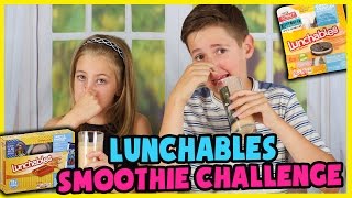 LUNCHABLES SMOOTHIE CHALLENGE [upl. by Suertemed531]