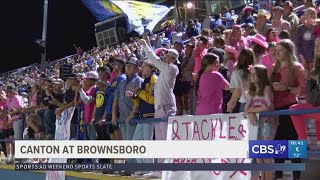 UNDER THE LIGHTS Canton vs Brownsboro [upl. by Otsuj363]