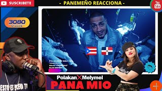 PANAMEÑO REACCIONA Polakan ft Melymel  Pana Mío RapPR [upl. by Arikahs]