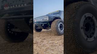 Testing new wheels and tires Wider stance helps me not traction roll losi fordperformance [upl. by Harmaning]