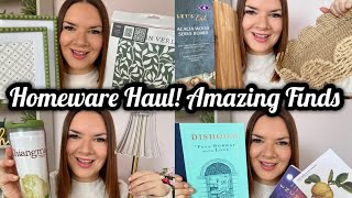 Homeware Haul  BampM  Home Bargains  TK Maxx  Charity Thrift Haul  George Home  Kate McCabe [upl. by Travus]