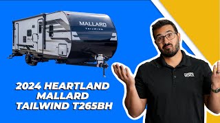 2024 Heartland Mallard Tailwind T265BH  RV Review [upl. by Nevets577]