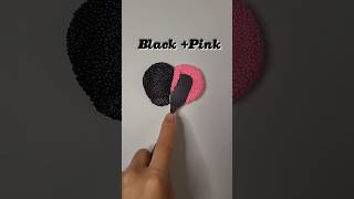 Who will winBlack or Pinkcolormix shorts youtube [upl. by Weldon]