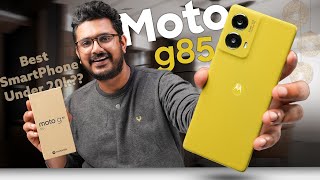 moto g85 Unboxing in ಕನ್ನಡ 3D Curved Display 50MP OIS Sony LYT600 32MP Smart Connect 16999 [upl. by Haret169]