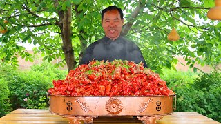 Indian Style Crayfish Recipe Crayfish With Garlic Everyone Loves It  Uncle Rural Gourmet [upl. by Aseefan30]