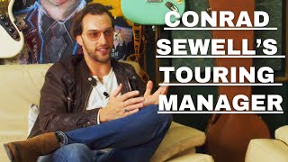 Interview with Conrad Sewells Touring Manager  John Copley [upl. by Yruoc]