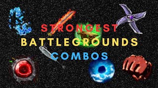 VERY easy combos for The Strongest Battlegrounds for beginners  Roblox [upl. by Neehahs]