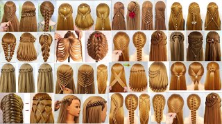 New Diwali special Amazing hairstyles Beautiful hairstyles simple hairstyles and open hairstyles [upl. by Ainak]