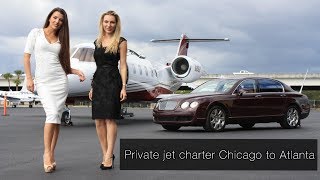 Private jet charter Chicago IL to Atlanta GA 2021 [upl. by Ttennaj914]