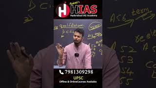 ENJOY UPSC JOURNEY upsc currentaffairs civilservices hyderabadiasacademy education [upl. by Mechling702]