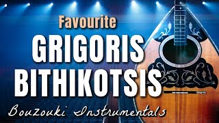 GRIGORIS BITHIKOTSIS  FAVOURITE BOUZOUKI INSTRUMENTALS  Over 2 and a half Hours HD visuals [upl. by Lilak422]