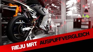 quotAUSPUFFVERGLEICHquot Rieju MRT mit 70cc Radical Stealth  Gearparts24 [upl. by Ilyk]