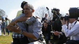 President Obama Consoles Kid at Easter Egg Roll [upl. by Siramed123]