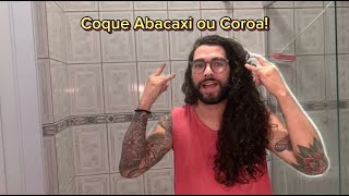 Como fazer o Coque Abacaxi 3 formas no cabelo masculino comprido [upl. by Mariejeanne]