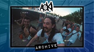 The FASTEST Way To Travel Around A Festival Steve Aoki 2016 [upl. by Kho]