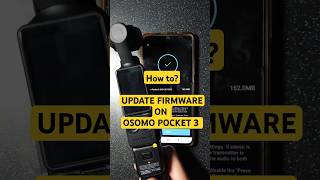 How to install DJI Osmo Pocket 3 Firmware Update [upl. by Kristofor422]