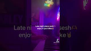 Late night piano sesh🫶🏽 piano music composition practice fyp [upl. by Enitsuj]