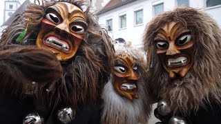 Fasnet Narrensprung in Lauingen Teil 2 [upl. by Nylitsirk701]