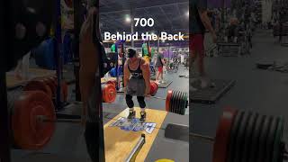 🤯 700 lb BEHIND BACK DEADLIFT [upl. by Rhoades898]