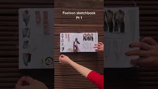 Fashion Sketchbook Flip Through Inside Designer’s Creative Process fashiondesign sketchbook [upl. by Aelanna]