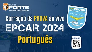 Aula de Português  Correção da PROVA EPCAR 2024  Curso Forte [upl. by Hogarth]